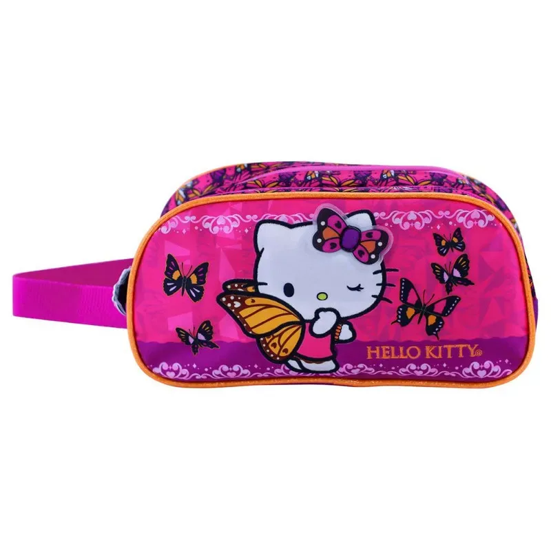 Set Scool Magic Mochila Lonchera Cartuchera Hello Kitty6