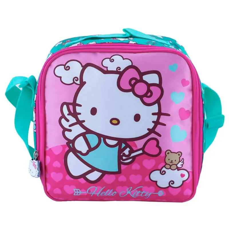 Set Scool Ranger Maleta Lonchera Cartuchera Hello Kitty 3D3