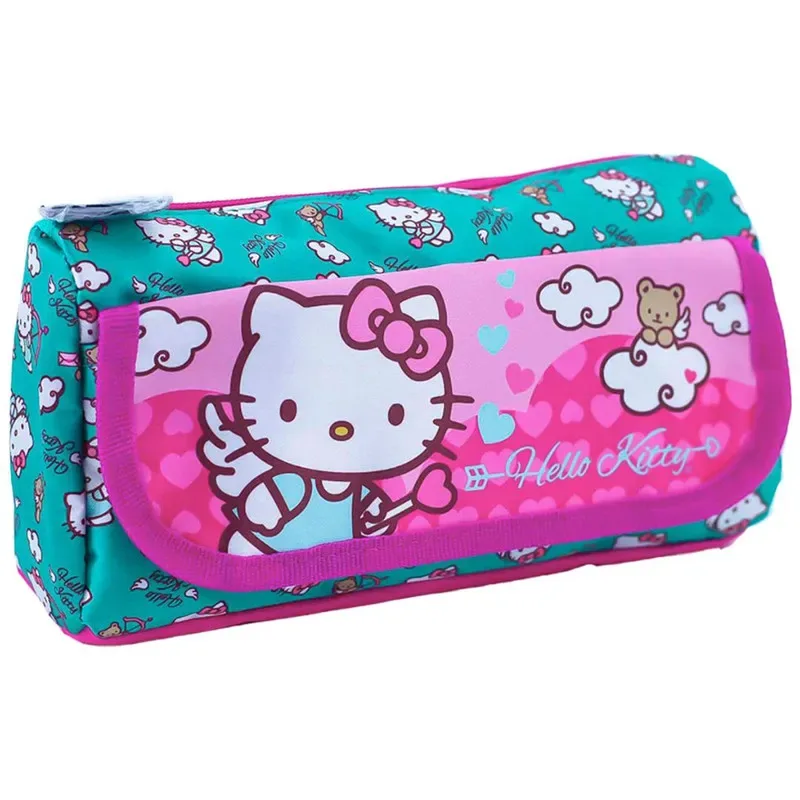 Set Scool Ranger Maleta Lonchera Cartuchera Hello Kitty 3D5