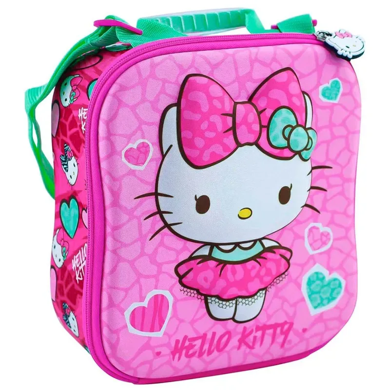 Scool Ranger Maleta Lonchera Cartuchera Hello Kitty Full 3D1