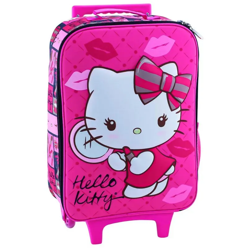 Set Scool Kombat Maleta Lonchera Cartuchera Hello Kitty1