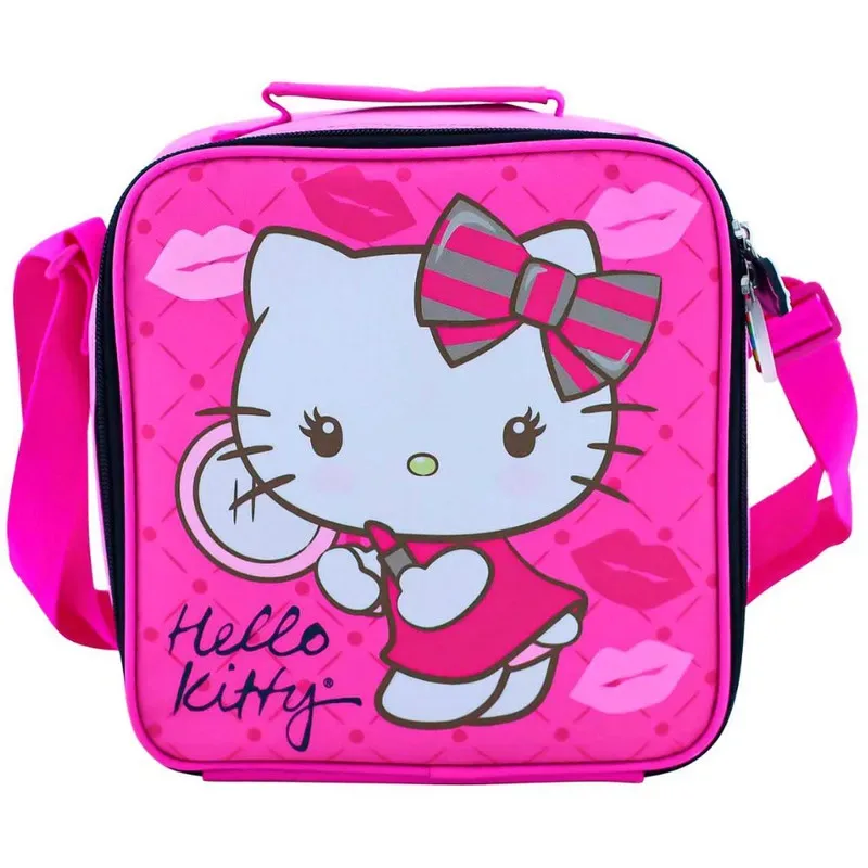 Set Scool Kombat Maleta Lonchera Cartuchera Hello Kitty2