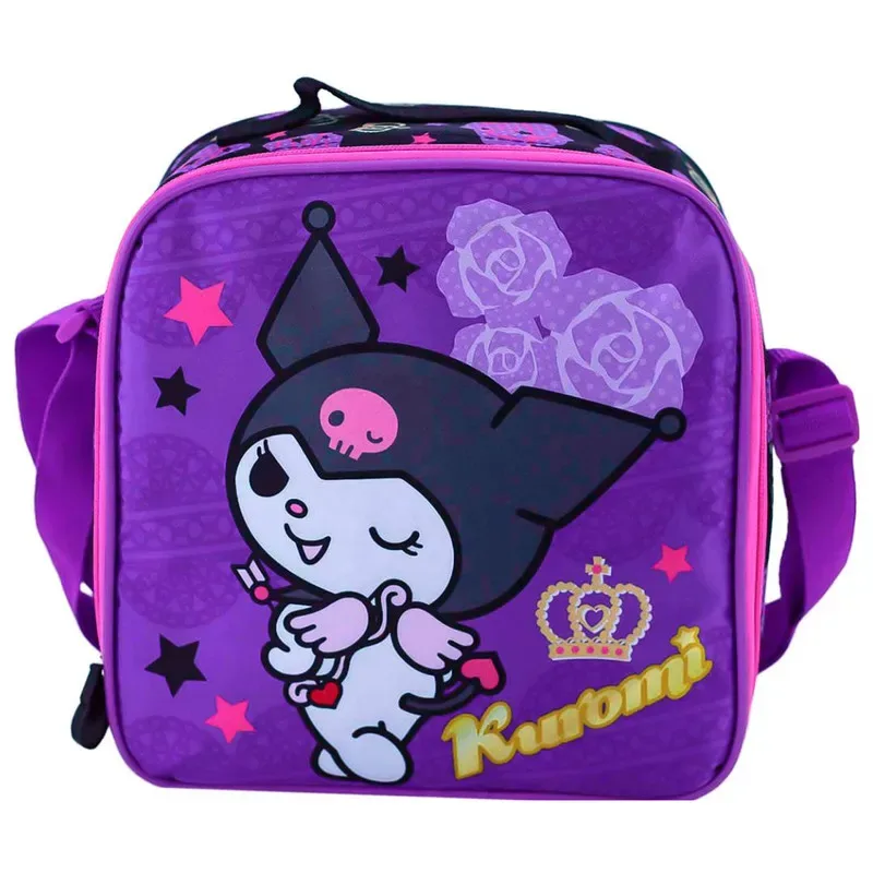 Set Scool Ranger Maleta Lonchera Cartuchera Kuromi 3D3