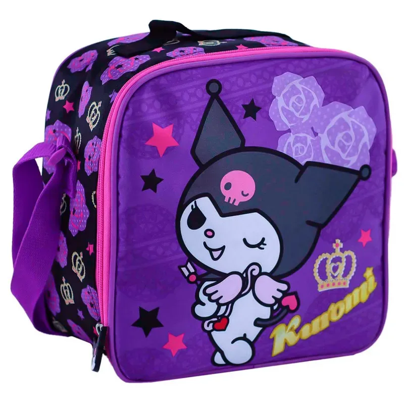 Set Scool Ranger Maleta Lonchera Cartuchera Kuromi 3D4