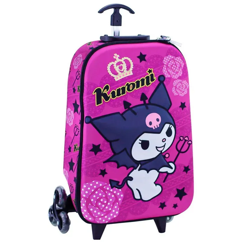 Set Scool Ranger Maleta Lonchera Cartuchera Kuromi Full 3D1