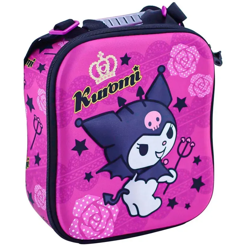 Set Scool Ranger Maleta Lonchera Cartuchera Kuromi Full 3D4