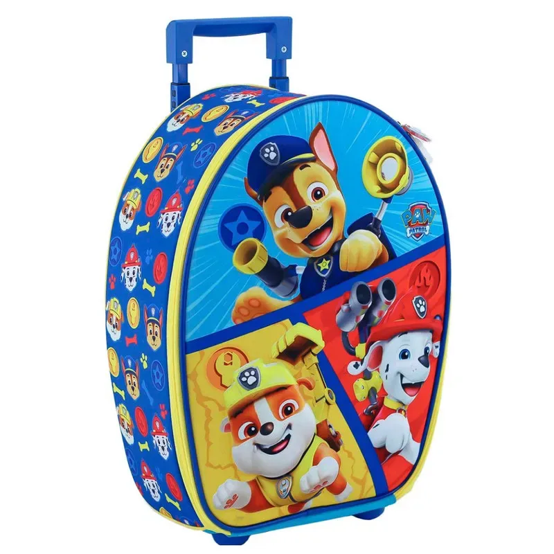 Set Scool Ranger Maleta Lonchera Cartuchera Paw Patrol 3D1