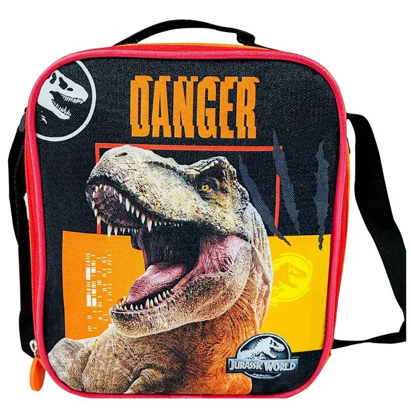 Scool Kombat Mochila Lonchera Cartuchera Jurassic Escarchado5