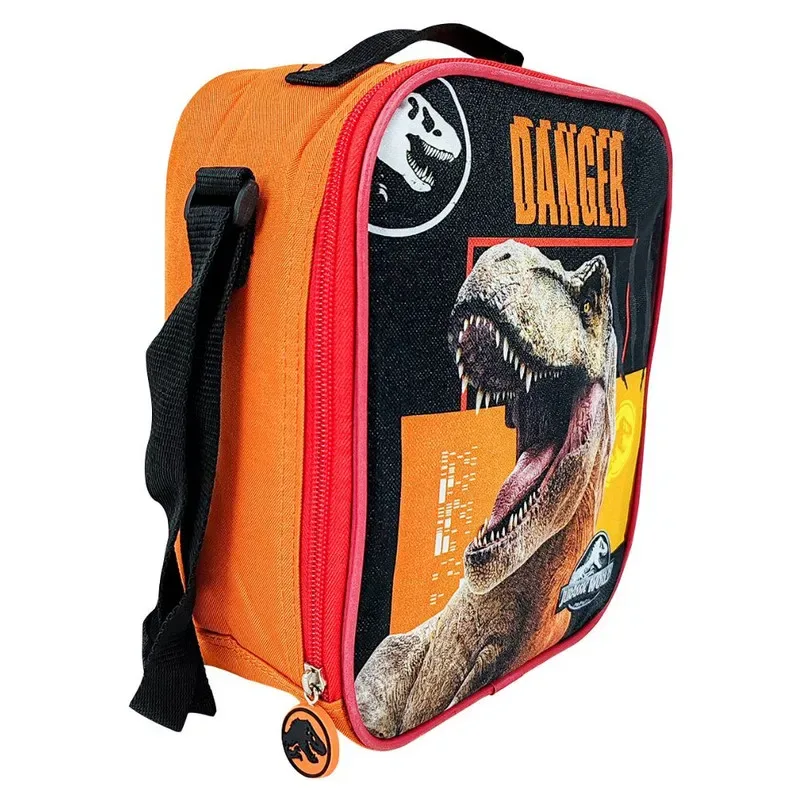 Scool Kombat Mochila Lonchera Cartuchera Jurassic Escarchado4