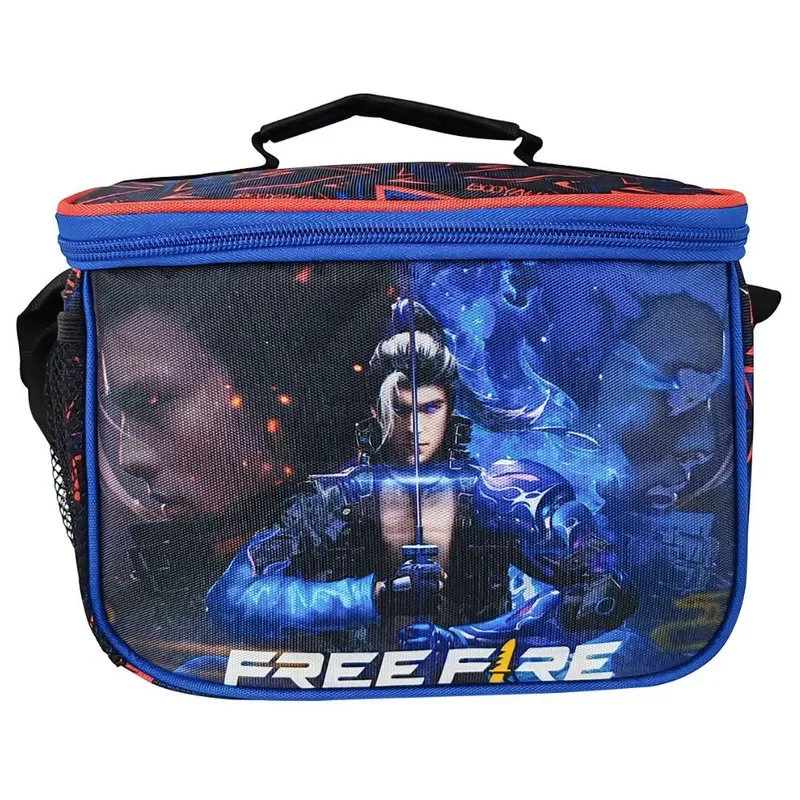 Set Scool Magic Mochirueda Lonchera Cartuchera Free Fire 3D3