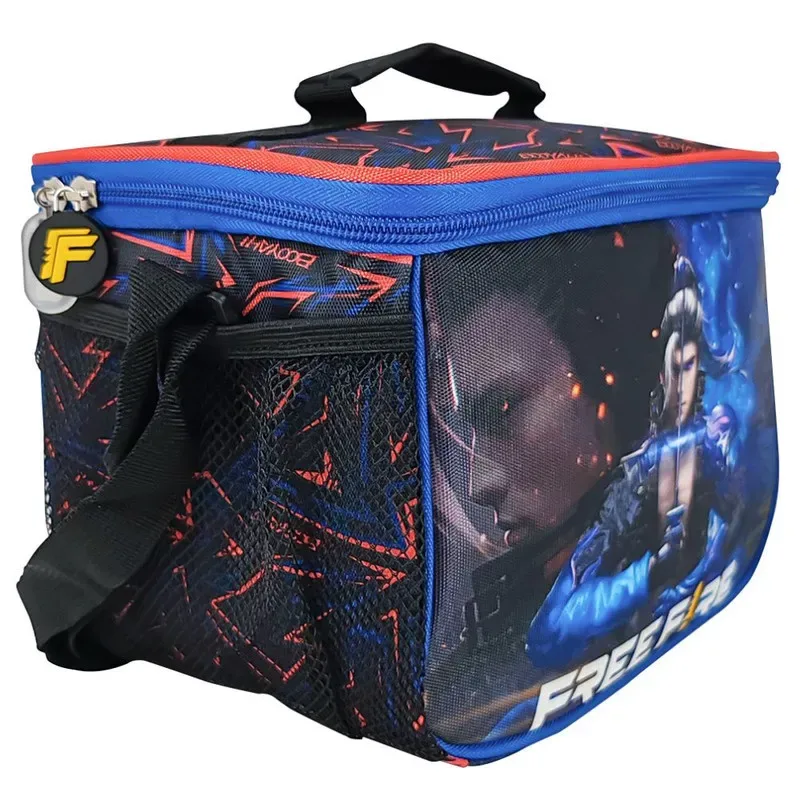 Set Scool Magic Mochirueda Lonchera Cartuchera Free Fire 3D4