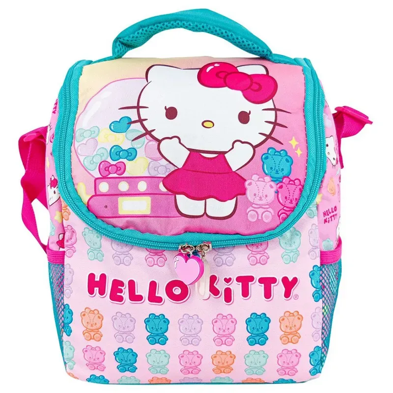 Scool Magic Mochila A4 Lonchera Cartuchera Hello Kitty 3D10
