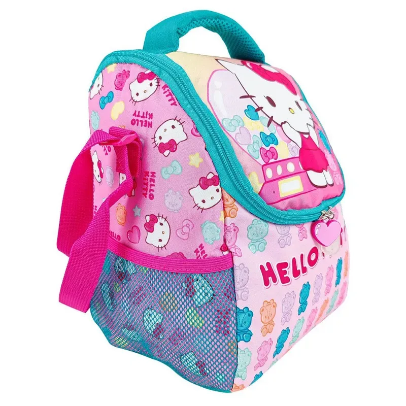 Scool Magic Mochila A4 Lonchera Cartuchera Hello Kitty 3D11