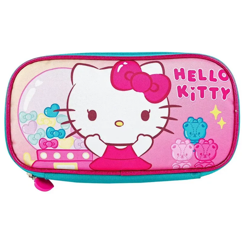 Scool Magic Mochila A4 Lonchera Cartuchera Hello Kitty 3D5