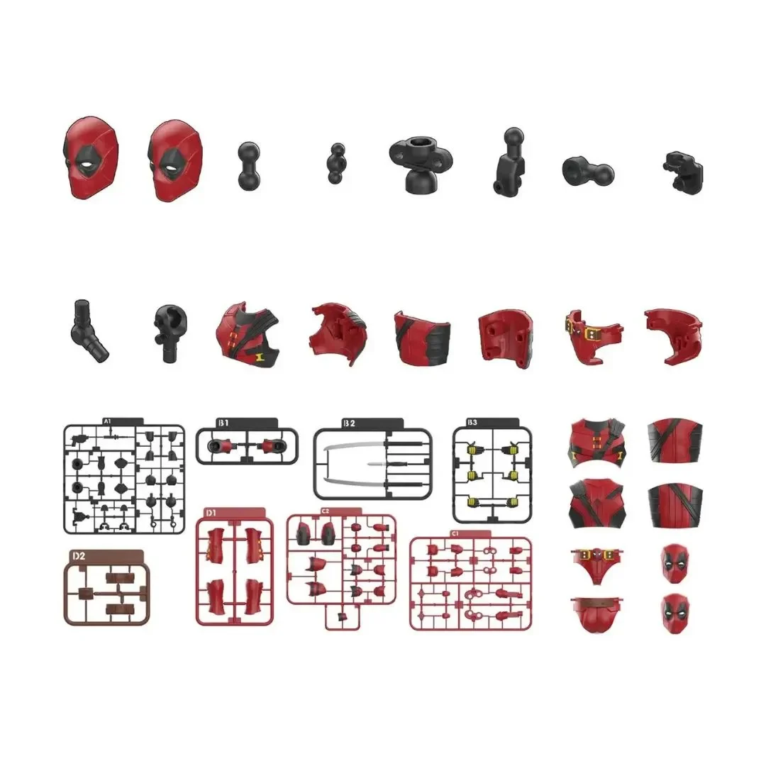 Blokees Marvel Deadpool 90 pzas Infinity Champion Class Deadpool Armable Original3