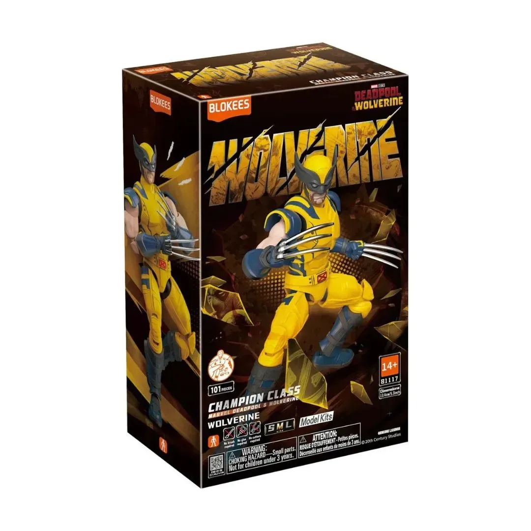 Wolverine Marvel Kit Figura de Acción Armable 101 pzas1