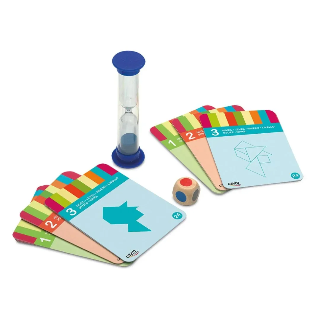 Cayro Juego Creativo Tangrams X4 Madera1