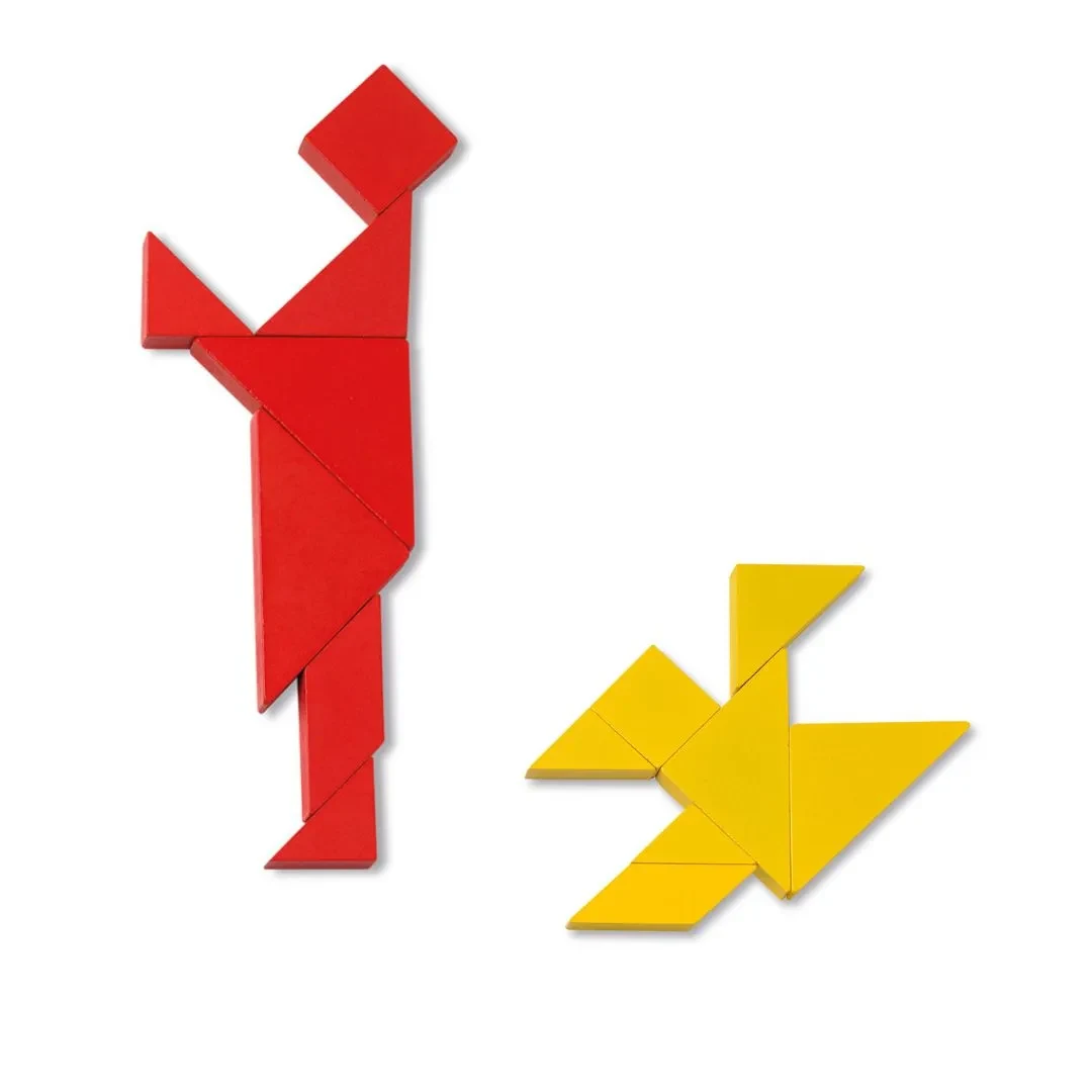 Cayro Juego Creativo Tangrams X4 Madera2