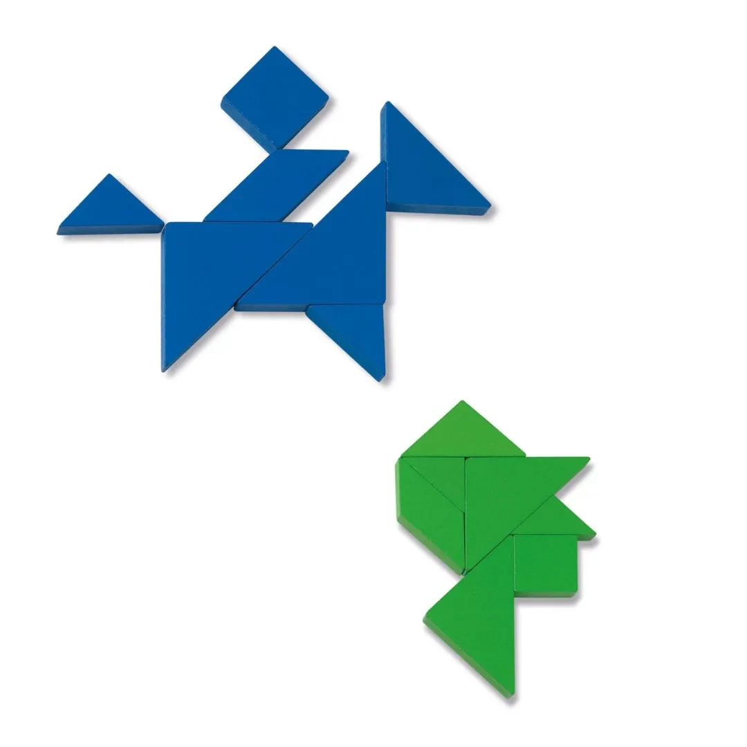 Cayro Juego Creativo Tangrams X4 Madera3