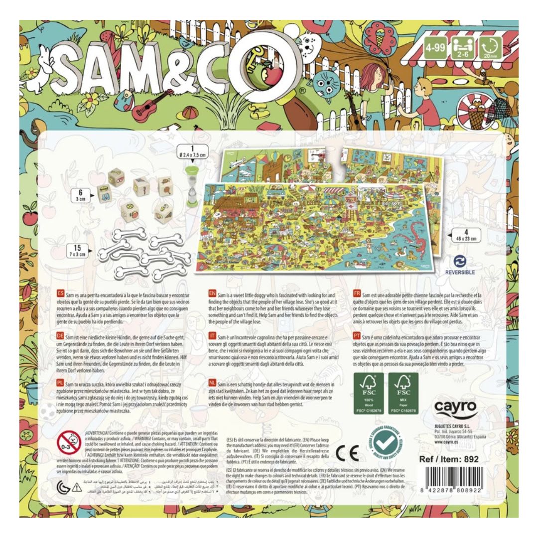 Juego Cooperativo de Observación y Búsqueda SAN&CO - Cayro4