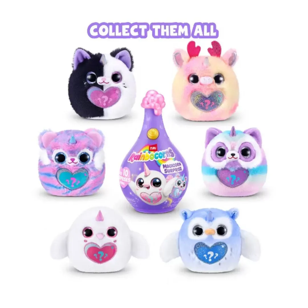 Peluche pequeño de Magicorn Rainbocorns Botella Surtido4