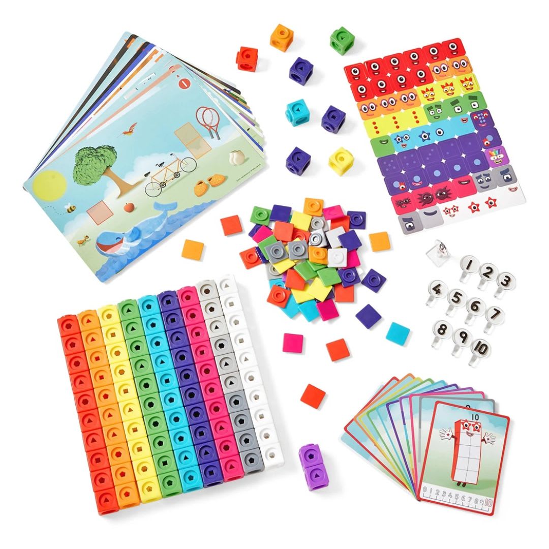 Set de Matemáticas Numberblocks 1-10 MathLink Cubes (198 Pzs)2