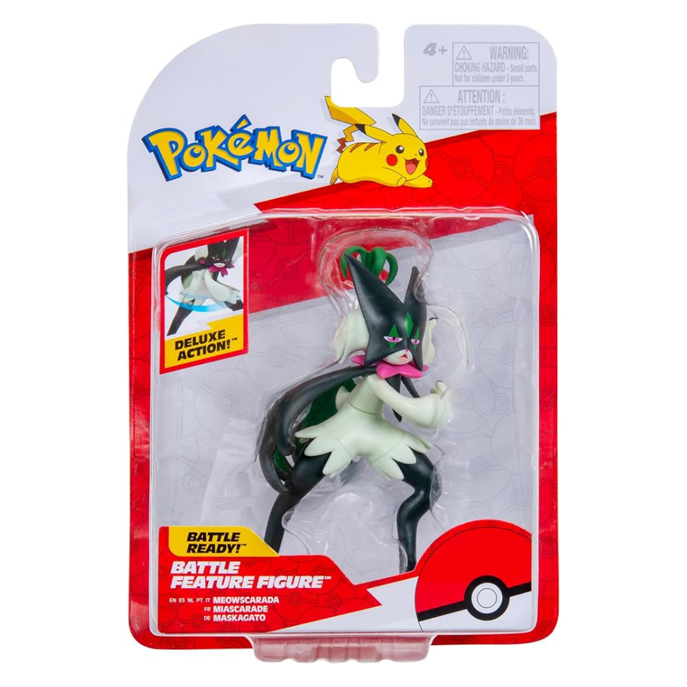 Pokemon Figura De Batalla Meowscarada 12cm1