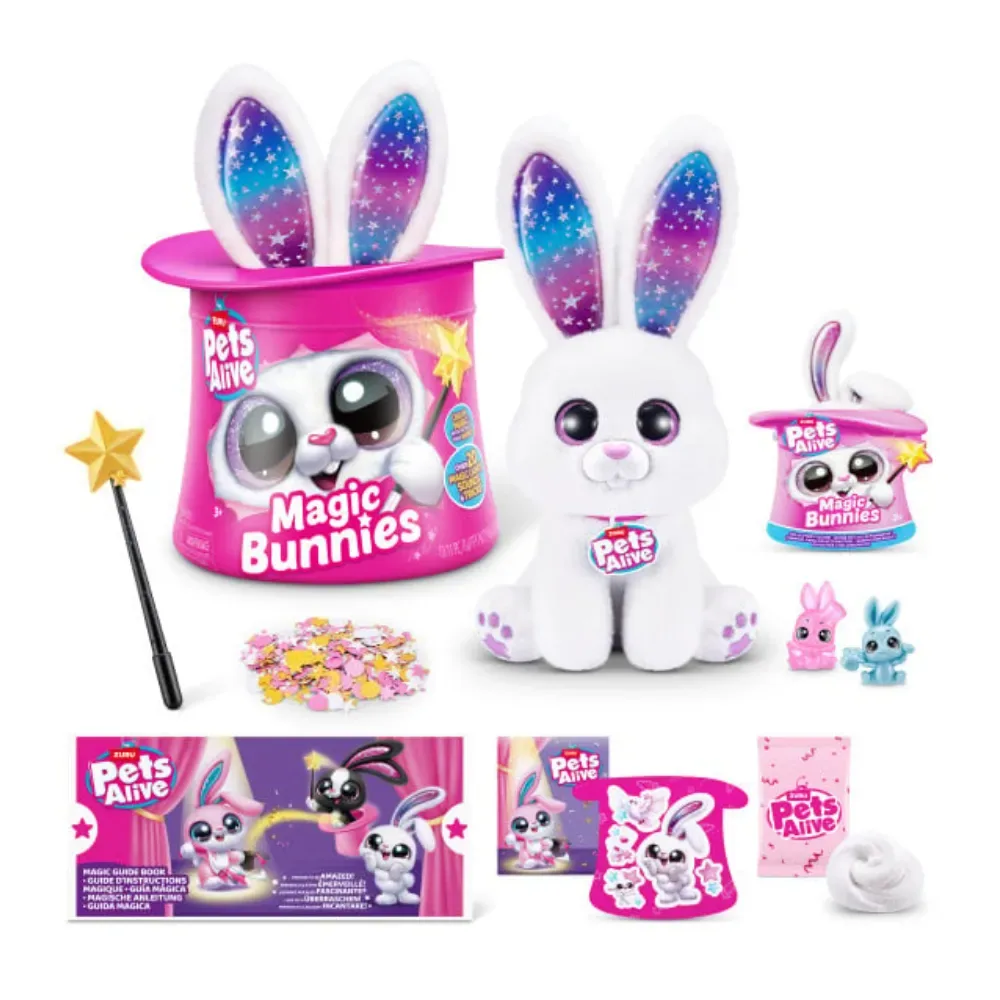 Pets Alive Peluche Conejo Mágico Con Luces y Sonido Surtido3