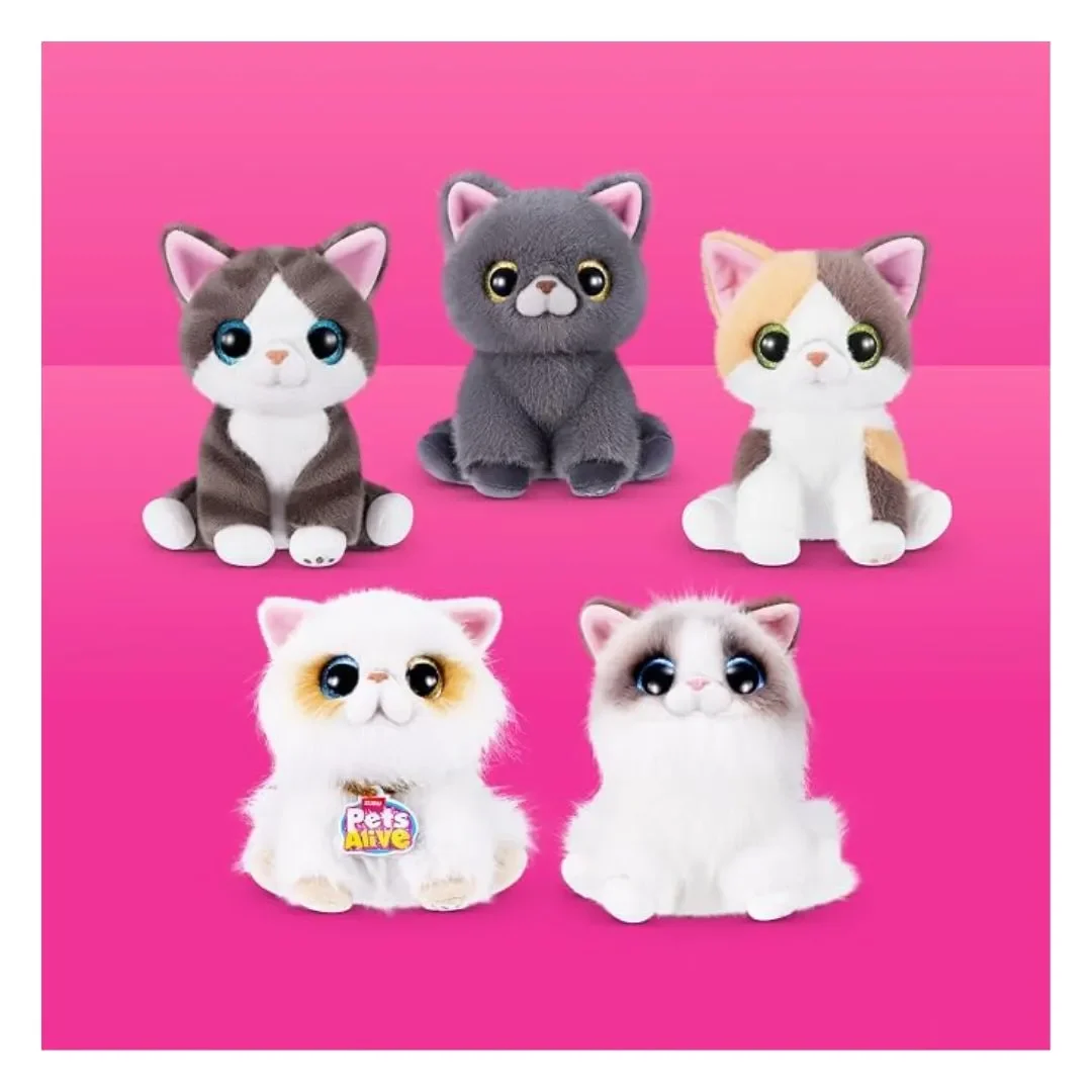 Pets Alive Smitten Kittens Serie 2 ZURU - Juguete de Peluche Interactivo Surtido1