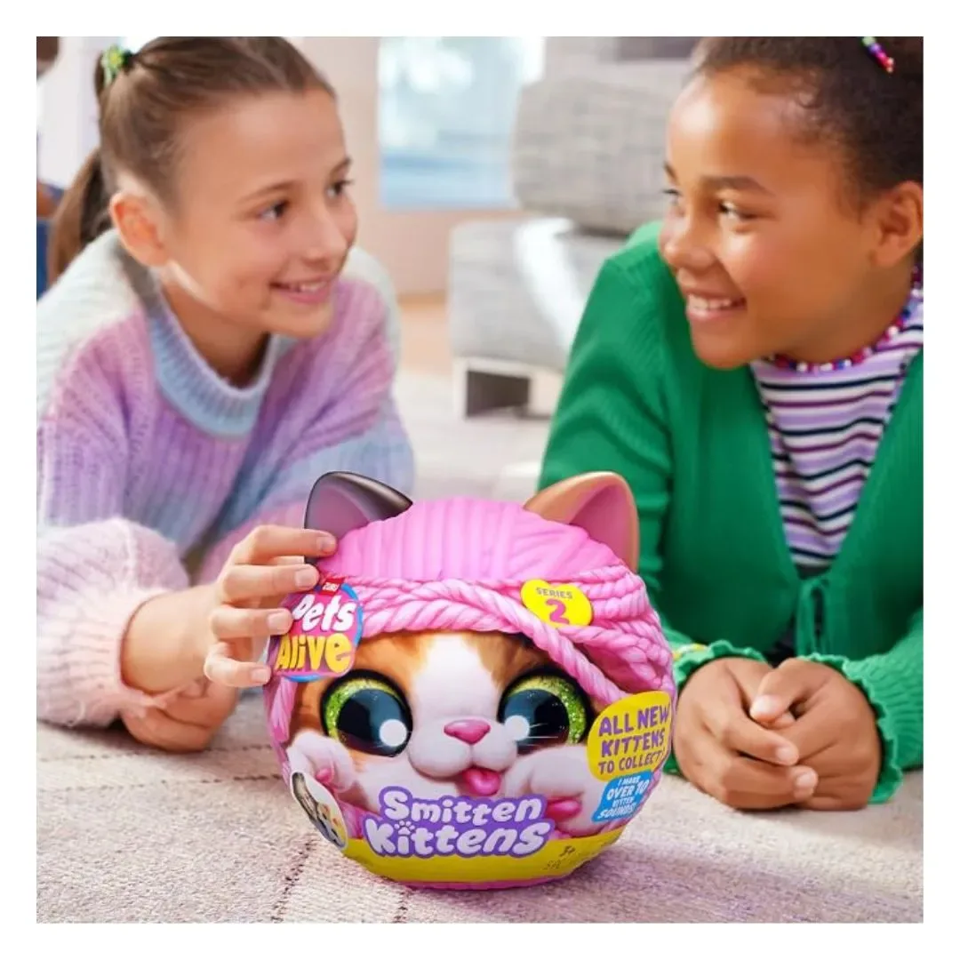 Pets Alive Smitten Kittens Serie 2 ZURU - Juguete de Peluche Interactivo Surtido2