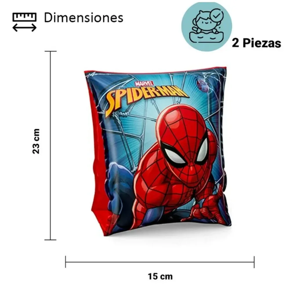 Bestway - Flotador de Brazo Inflable Spiderman2