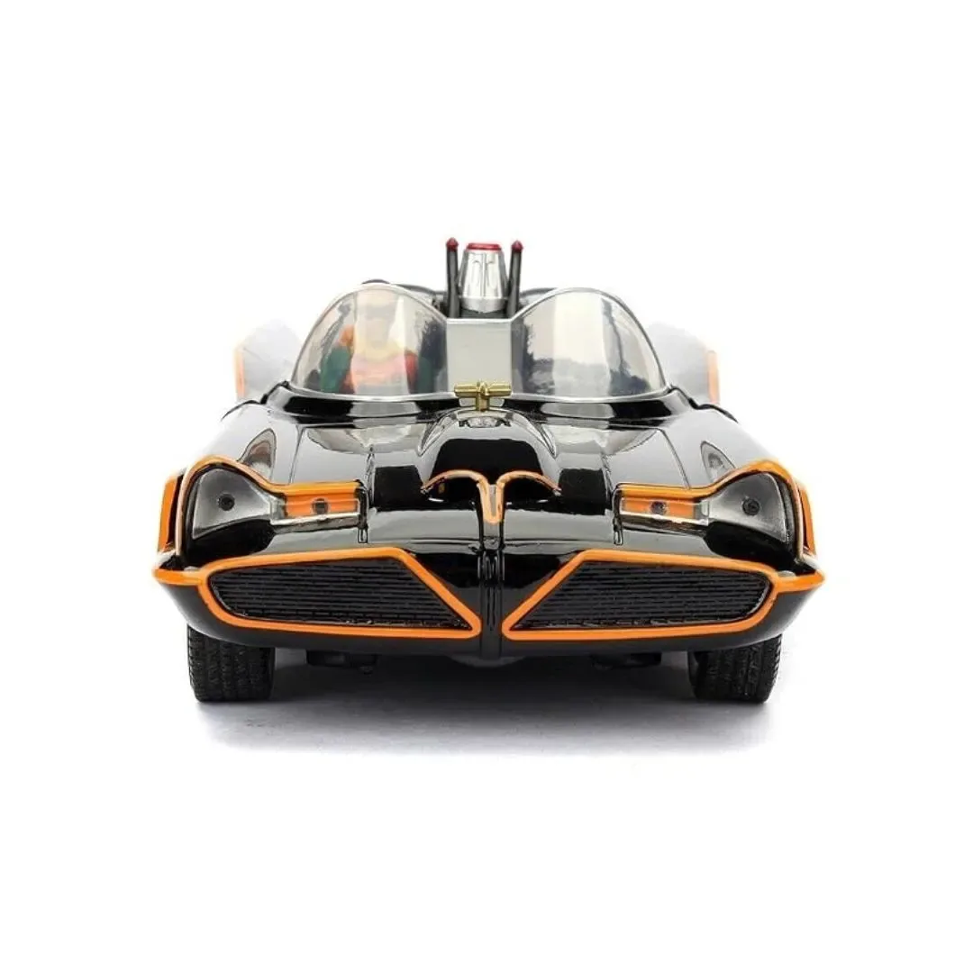Batman Batimovil Diecast 1966 Escala 1:24 Auto Colección con figura1