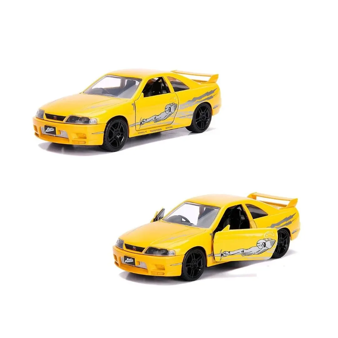 RAPIDOS Y FURIOSOS DIECAST NISSAN SKYLINE GTR 1995 ESCALA 1:321