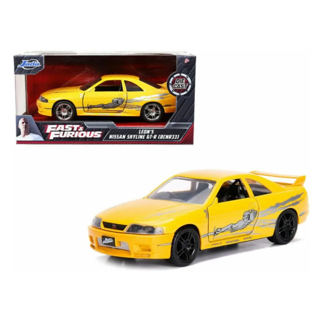 RAPIDOS Y FURIOSOS DIECAST NISSAN SKYLINE GTR 1995 ESCALA 1:325