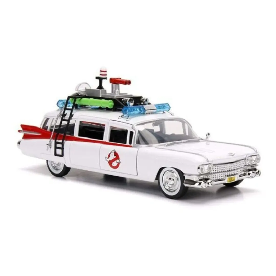 Auto Colección Ecto 1 Caza Fantasmas Escala 1:24 Metal1