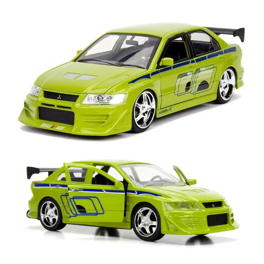 RAPIDOS Y FURIOSOS DIECAST MITSUBISHI LANCER EVO VII 2002 ESCALA 1:321