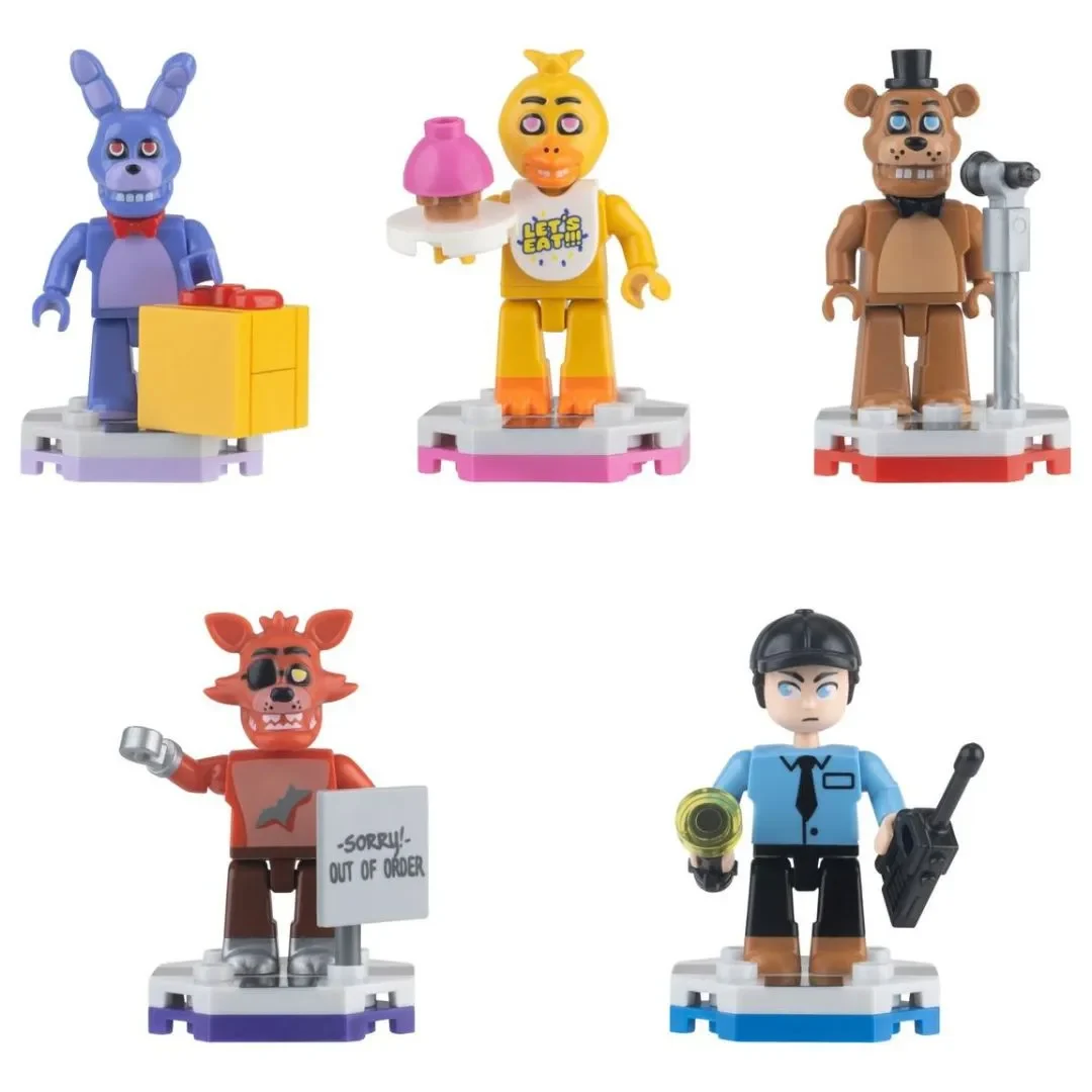 Set Armable Five Nights at Freddy's BLDR Serie 1 - Figura y Accesorios Surtido1