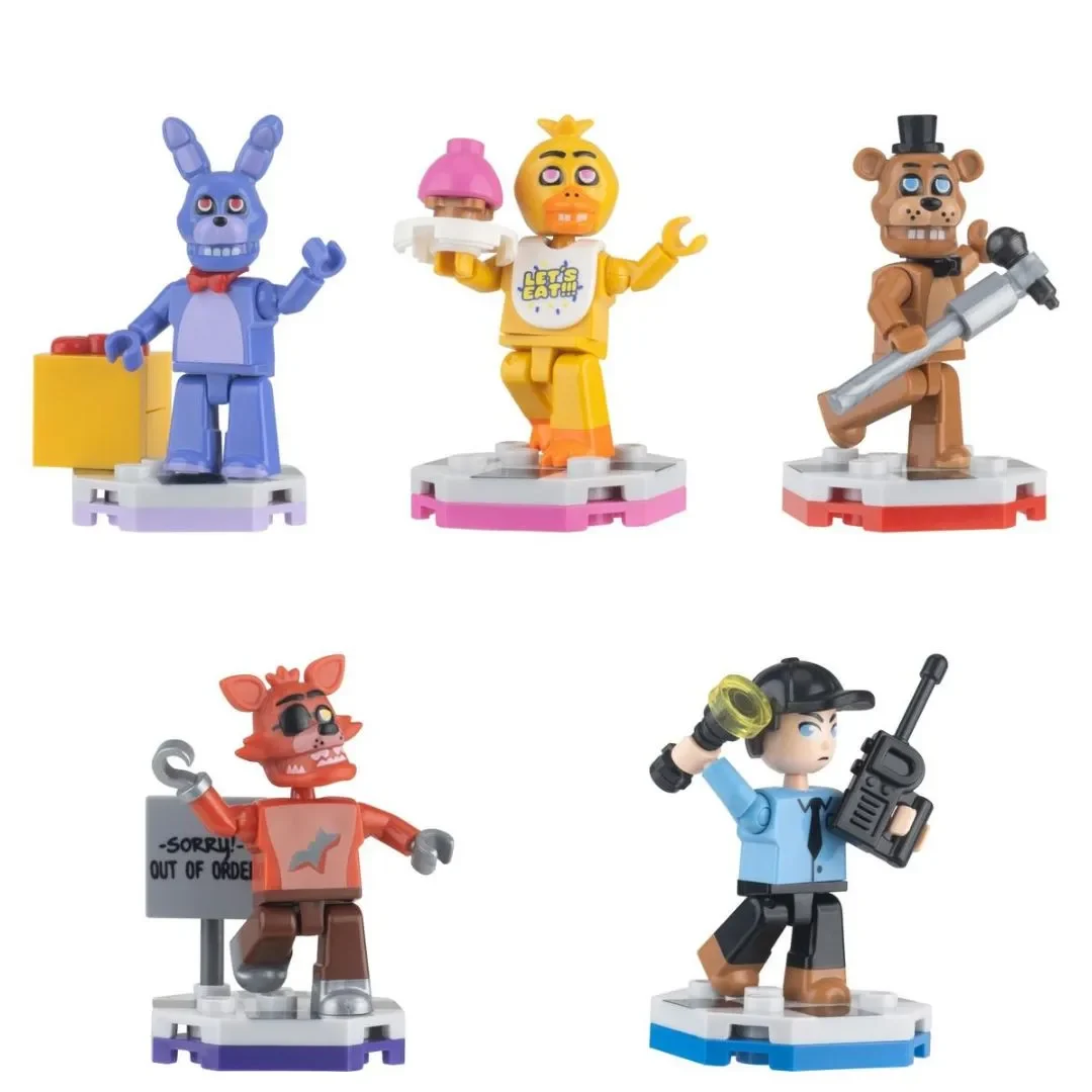 Set Armable Five Nights at Freddy's BLDR Serie 1 - Figura y Accesorios Surtido2