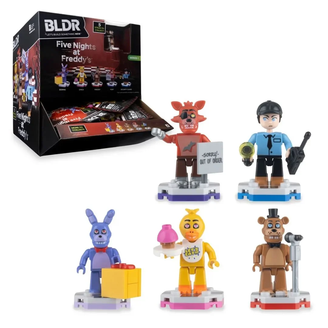 Set Armable Five Nights at Freddy's BLDR Serie 1 - Figura y Accesorios Surtido3