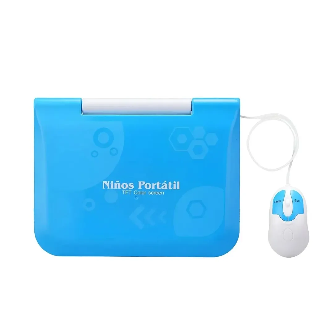 Laptop Portátil Educativa Infantil Niños 124 Funciones - Color Azul2