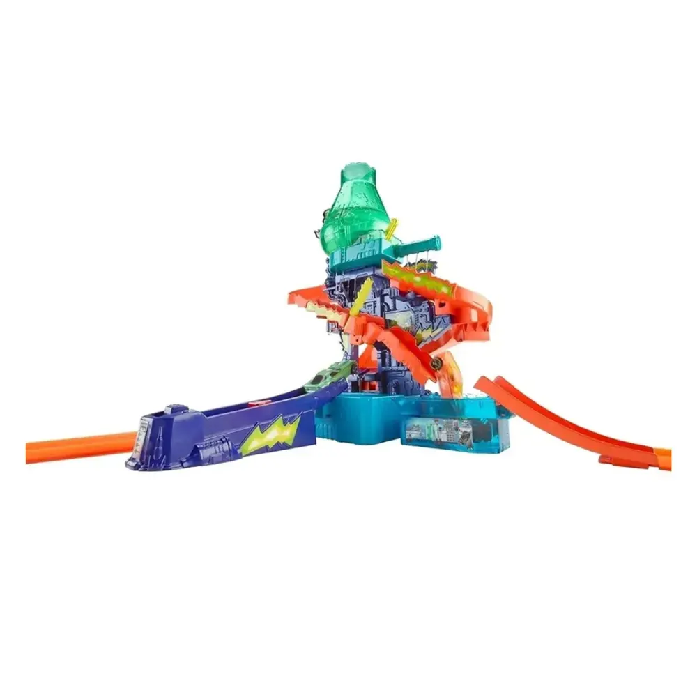 Pista de la estación científica Hot Wheels City - Mattel Ccp761