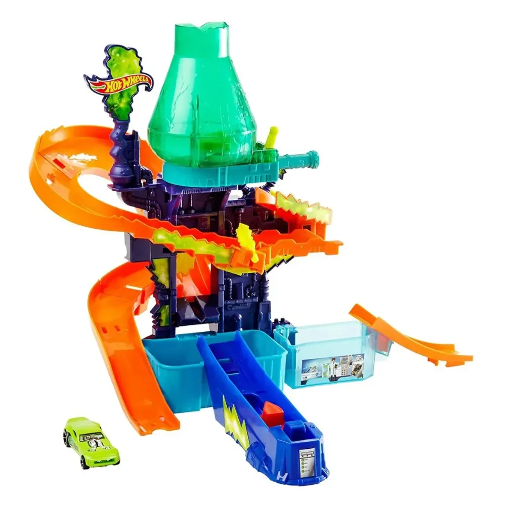 Pista de la estación científica Hot Wheels City - Mattel Ccp762