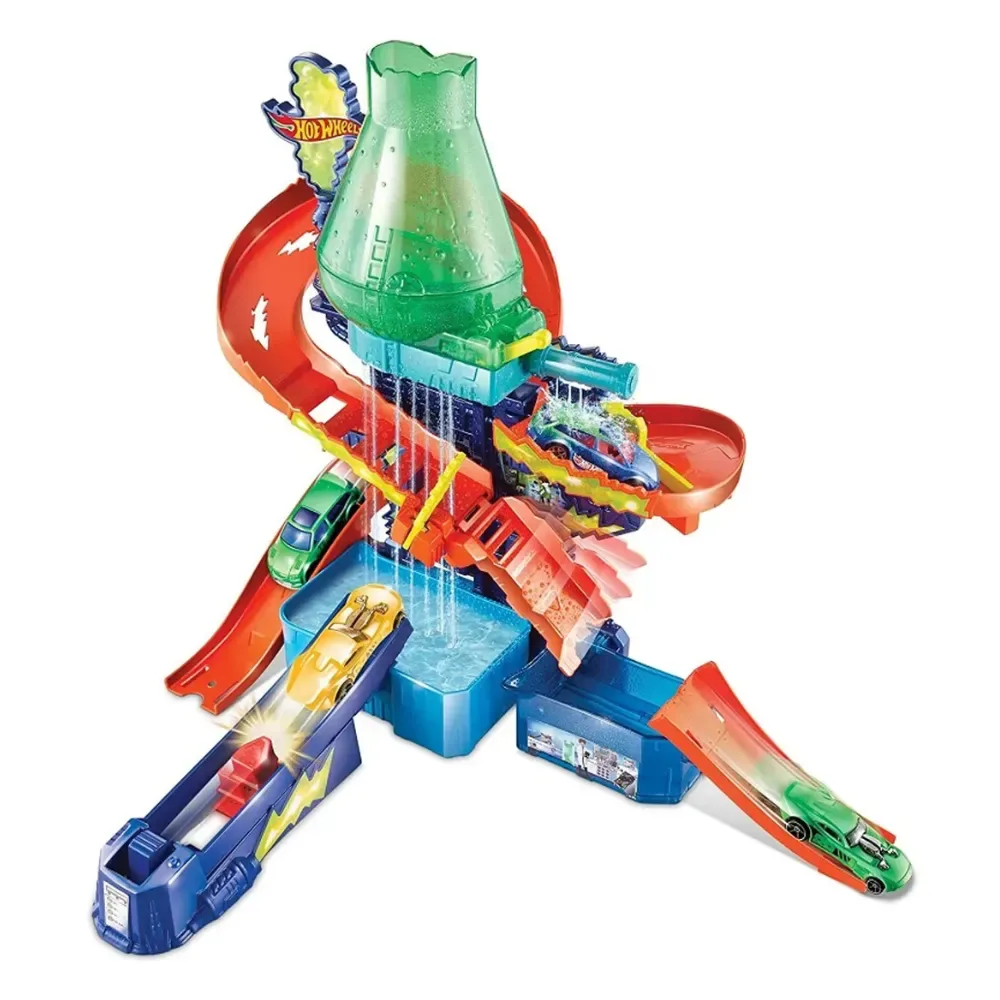 Pista de la estación científica Hot Wheels City - Mattel Ccp763