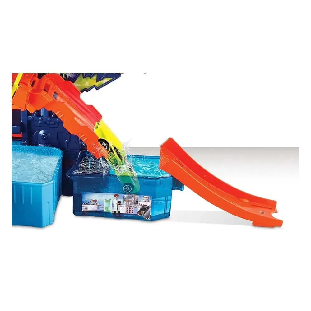 Pista de la estación científica Hot Wheels City - Mattel Ccp764