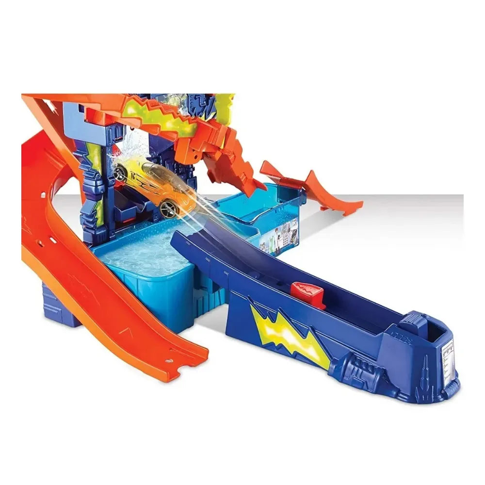 Pista de la estación científica Hot Wheels City - Mattel Ccp765