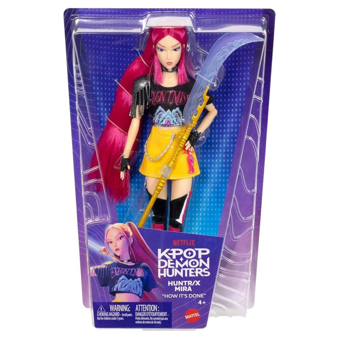 K-Pop Demon Hunters Mattel Muñeca Articulada Mira 28cm1