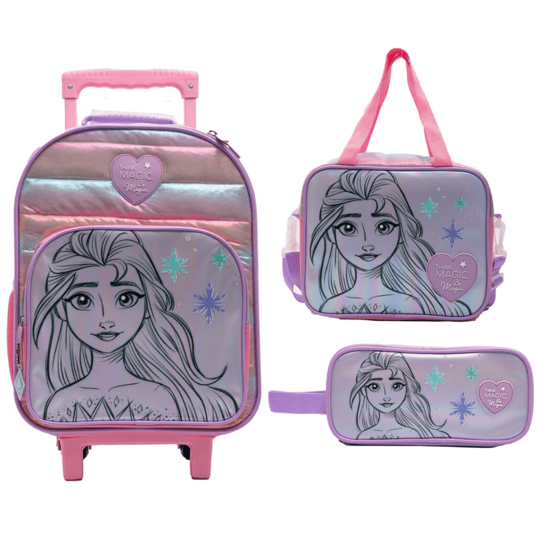 Set de Maleta Lonchera Cartuchera Frozen Escolar Colección G1