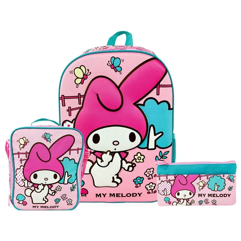 Scool Ranger Mochila Oficio Lonchera Cartuchera My Melody 3D3