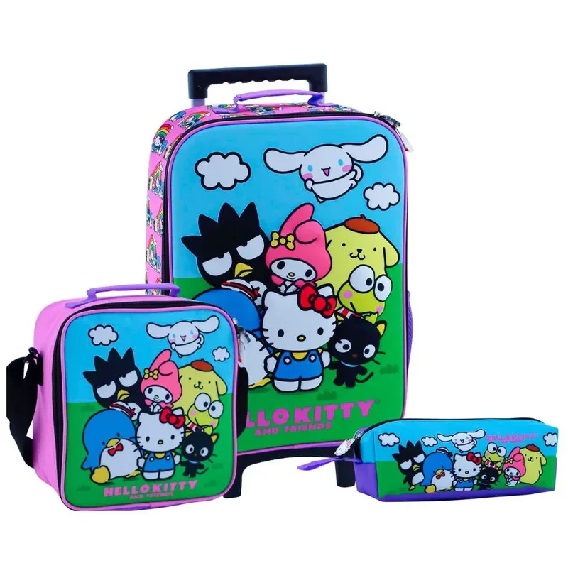 Scool Kombat Maleta Lonchera Cartuchera Hello Kitty&Friends7