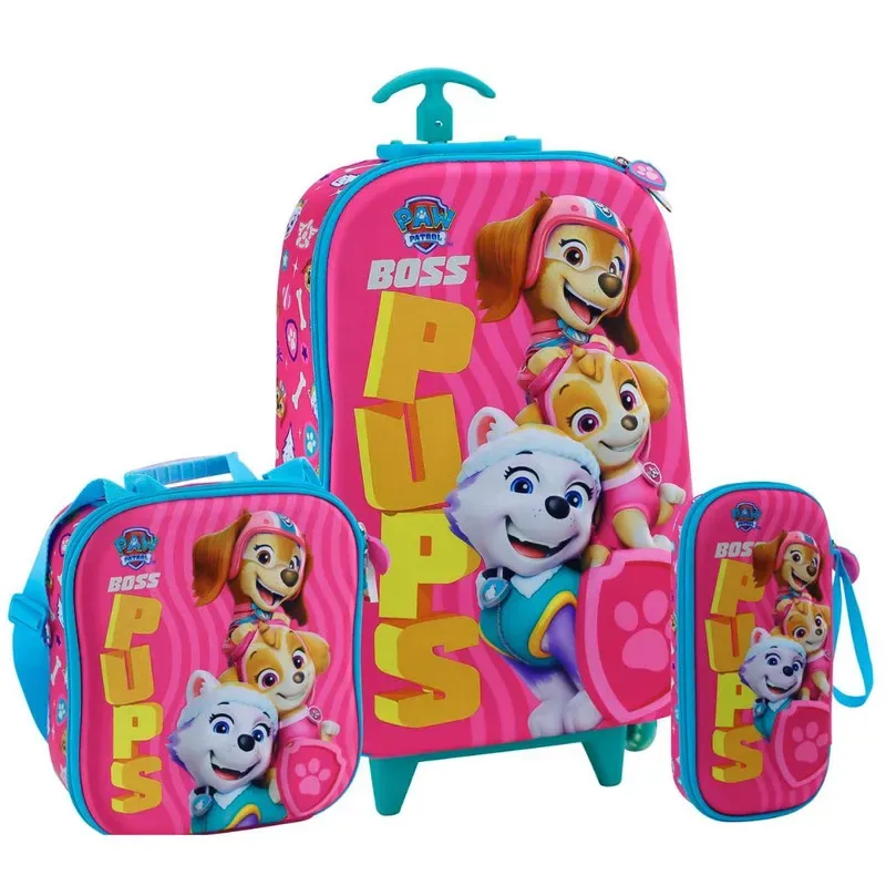 Scool Ranger Maleta Lonchera Cartuchera Paw Patrol Full 3D6
